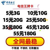 中国电信流量卡4g全国纯流量卡不限速三切卡手机电话卡学生可用上网卡0月租国内通用流量免费手机卡免费流量
