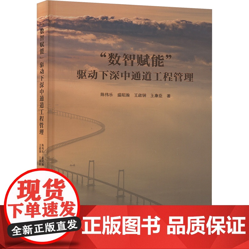 正版 数智赋能 驱动下深中通道工程管理 南京大学出版社 陈伟乐 等 著 交通/运输