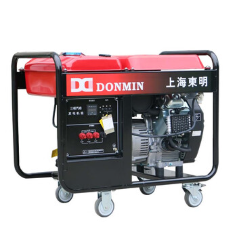 东明DONMIN 三相10KW便携移动应急备用汽油发电机DMS12000CXD-1高清大图