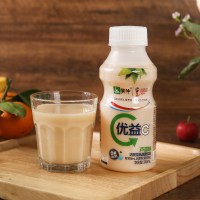 蒙牛优益C活菌型乳酸菌饮品发酵乳原味芦荟味340ml*10瓶装整箱 芦荟味340ml*10瓶