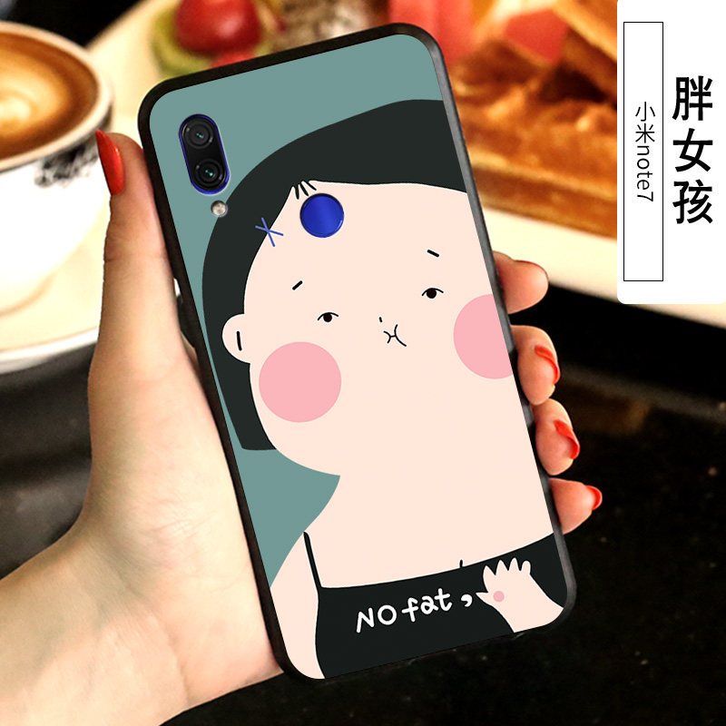小米红米note7全包防摔男女情侣2019壳手机壳