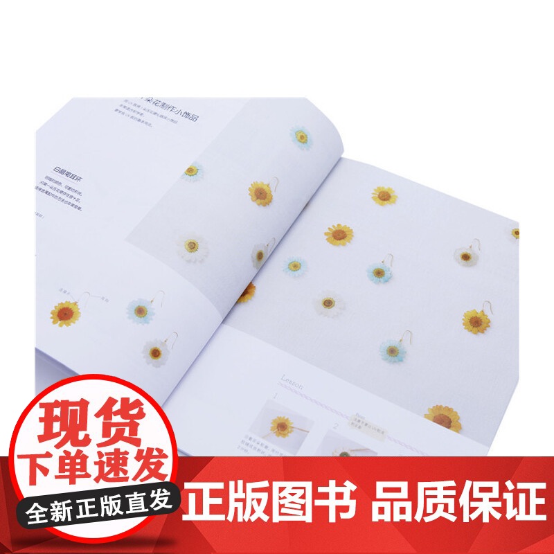 用UV胶制作压花小饰品 宝库社 河南科学技术出版社 正版书籍高清大图