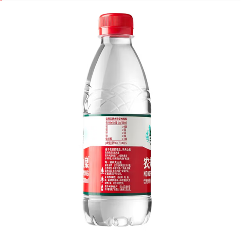 农夫山泉 天然饮用水380ml*24瓶整箱装 30箱起送