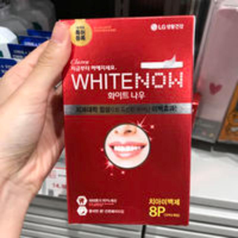 韩国Claren倍丽儿 WHITE NOW 美白牙贴 8贴/盒 8g