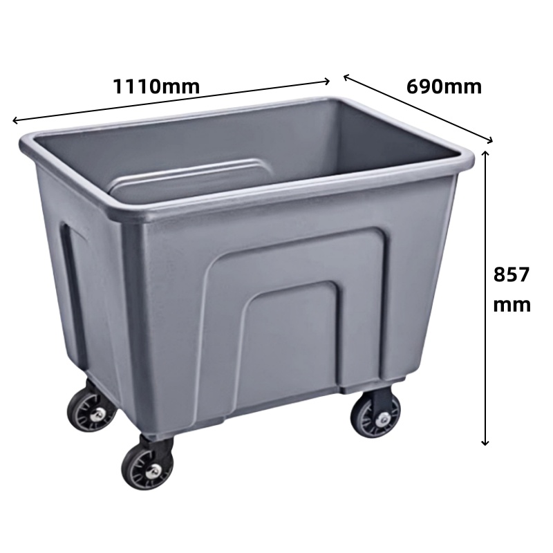 悦兴诚清洁布草车 清洁车1110*690*857mm