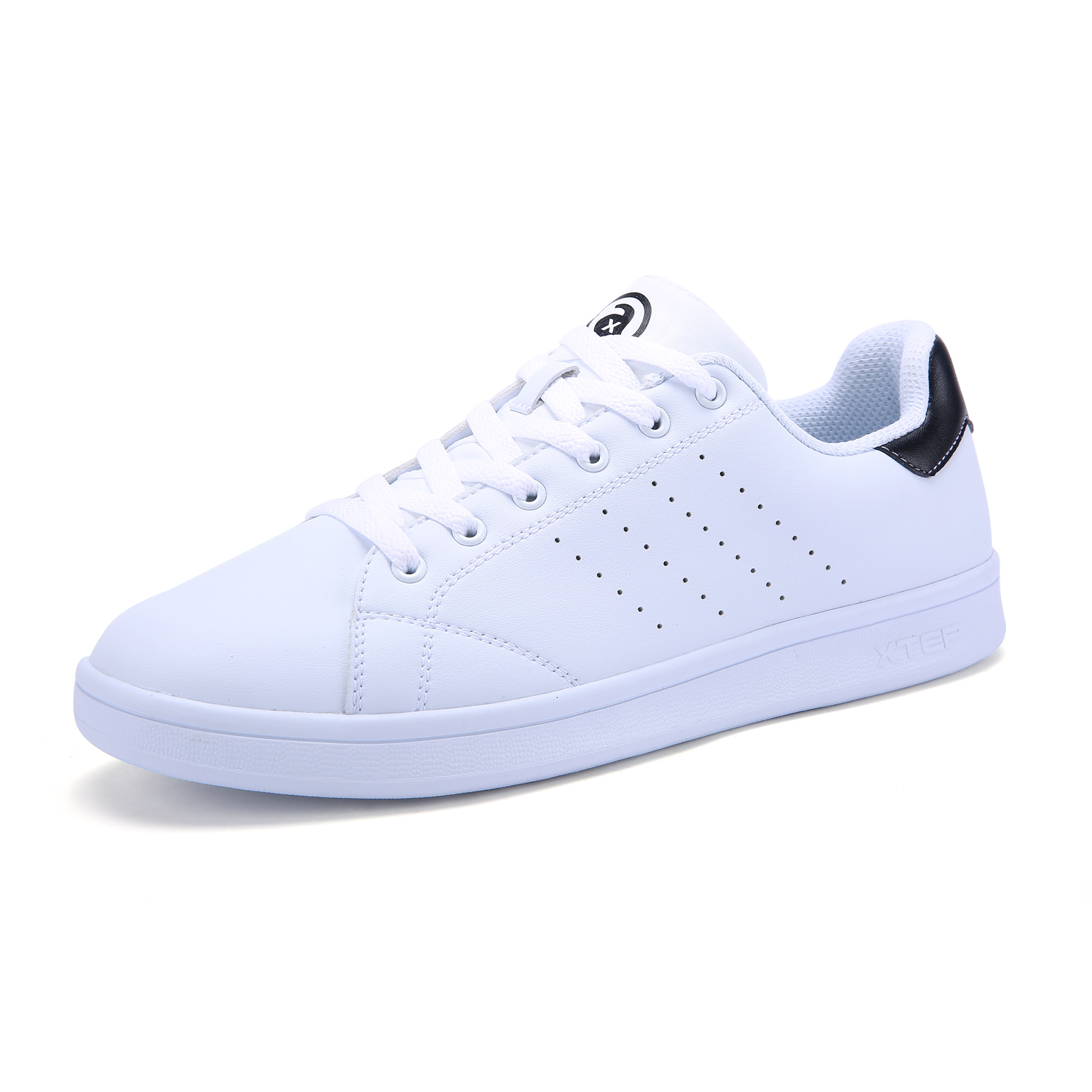 特步xtep情侣板鞋男鞋女鞋新款低帮系带绿尾迷彩小白鞋休闲板鞋男女