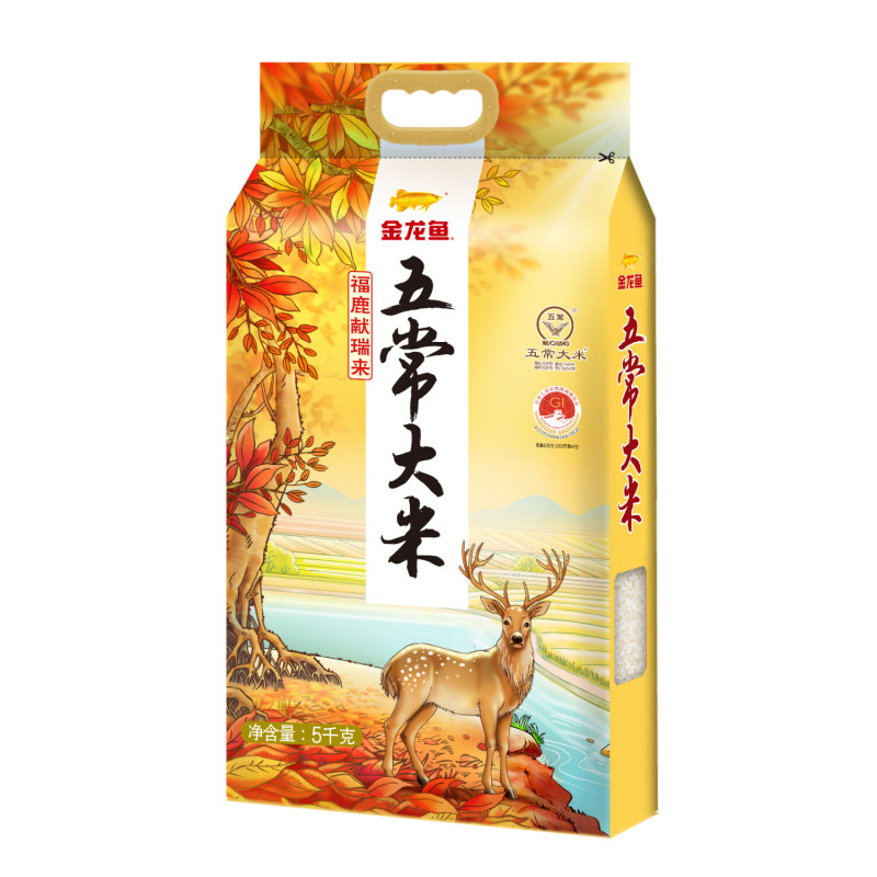 金龙鱼 福鹿献瑞来-五常大米5kg