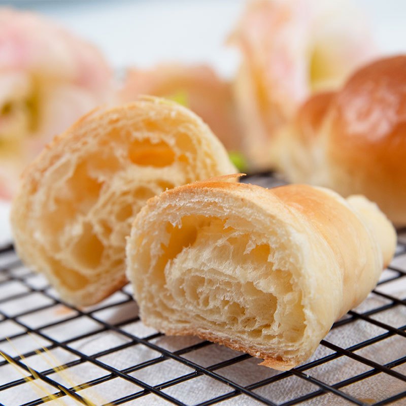 西厨贝可羊角法式可颂半成品牛角面包起酥冷冻早饭代早餐速食15个装