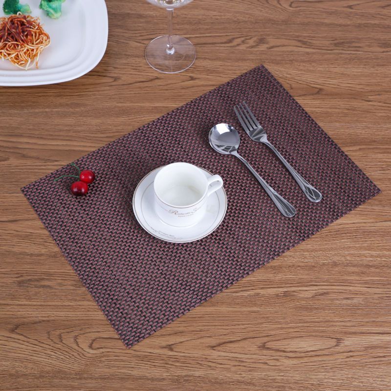 隔热垫餐桌垫西餐垫餐布防烫垫碗垫子欧式隔热防棕白相间