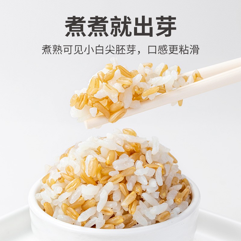 方家铺子 有机燕麦麦仁米450g*2袋高清大图