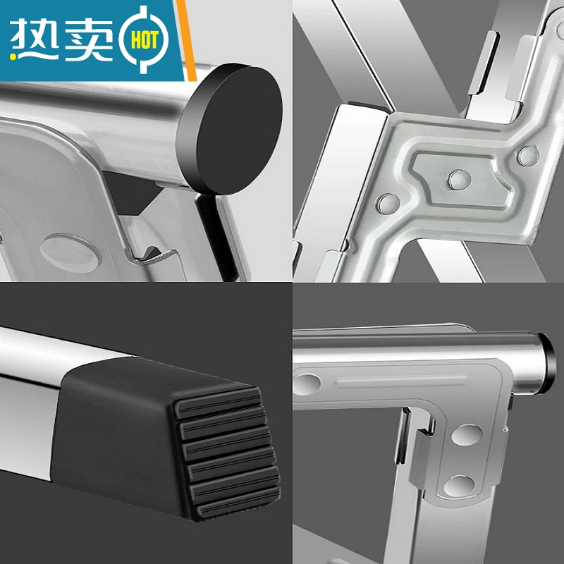 敬平西藏晾衣架落地折叠不锈钢伸缩阳台晒被子器室内免安装室外 2.0不锈钢三杆*可伸缩高清大图