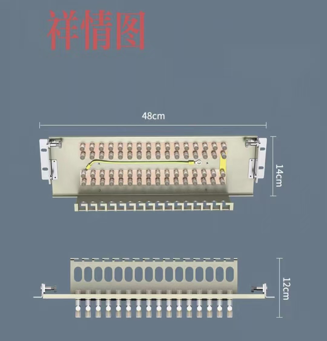 苏玖创DDF同轴连接器单元板 16系统 块高清大图