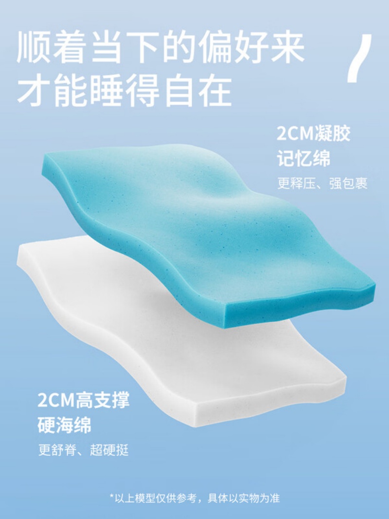 喜临门 - 漾pura舒脊透气家用席梦思独袋弹簧0胶床垫 睡感可调软硬适中整垫厚约26cm高清大图