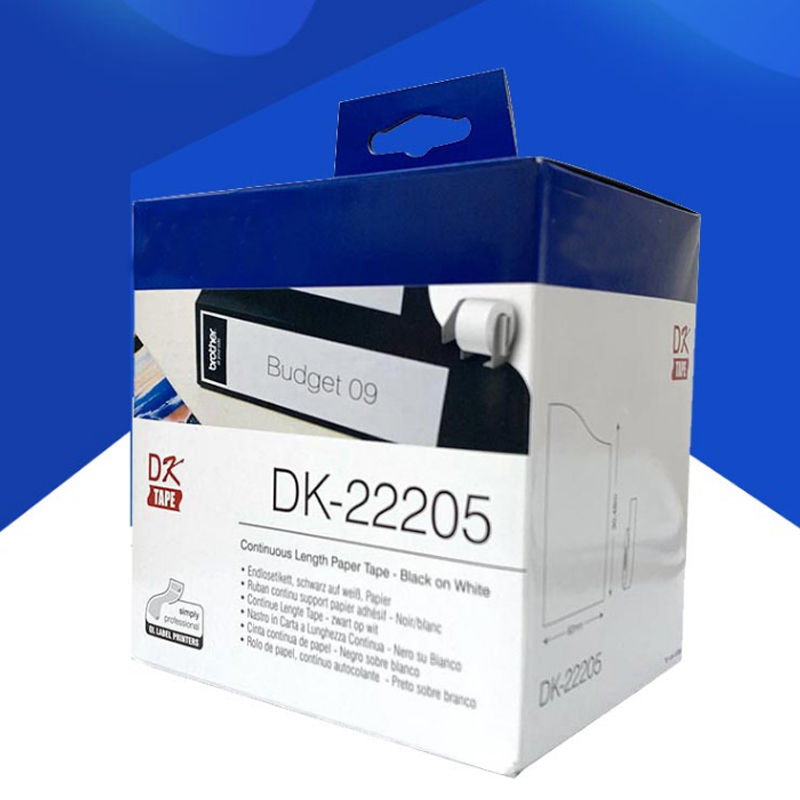 旗舰(FLAGSHIP)DK-22205白底黑字打印卷纸(1卷装)