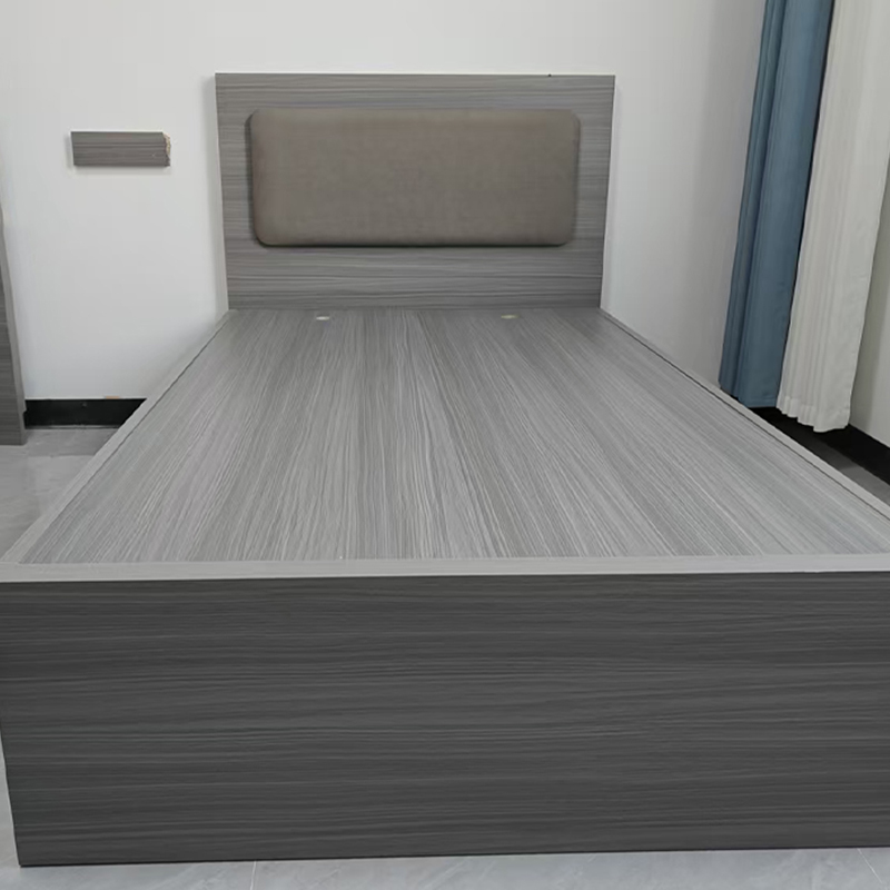 鑫金虎 现代简约板式床单人床 1200*2000*400mm/张高清大图