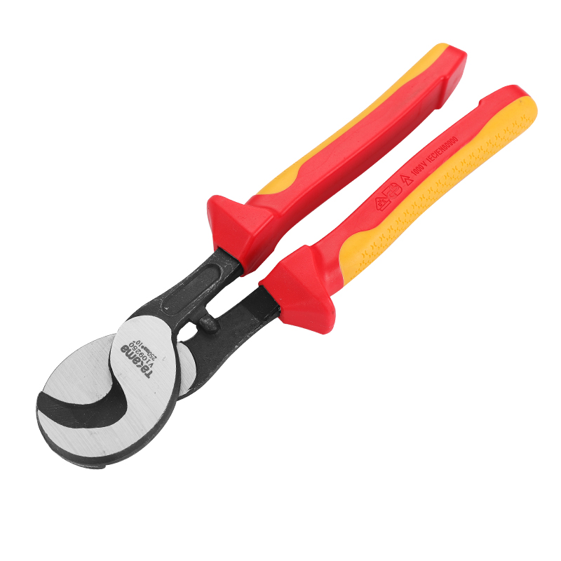 takama 高松 绝缘电缆剪线钳CRV断线钳VDE 10英寸 v109250高清大图