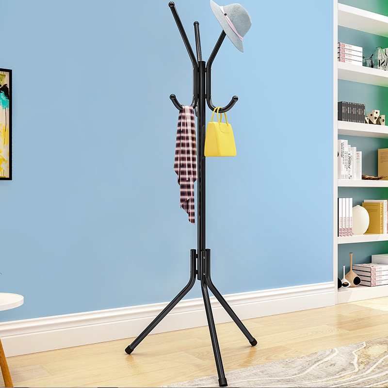 索尔诺 衣帽架卧室宿舍挂衣架晾衣服架子落地挂衣架简易组装20y