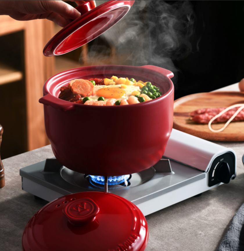 西屋WESTINGHOUSE陶瓷锅WTG451高效导热均匀加热耐用易清洁省时省力