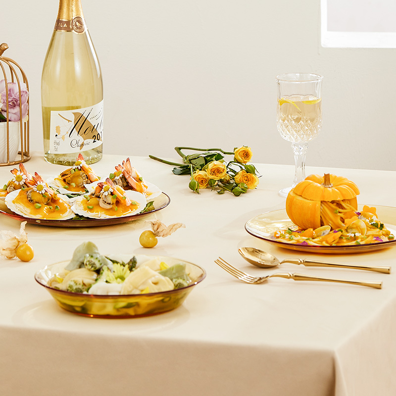 康宁餐具套组-CORNINGWARE琥珀色餐具晶灿系列2件组 2沙拉碗高清大图