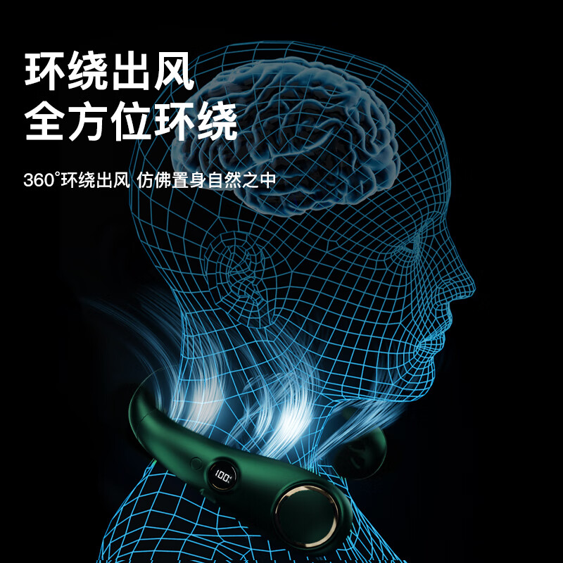 AIYOUTH艾青春 无线挂脖风扇 N20(影)高清大图