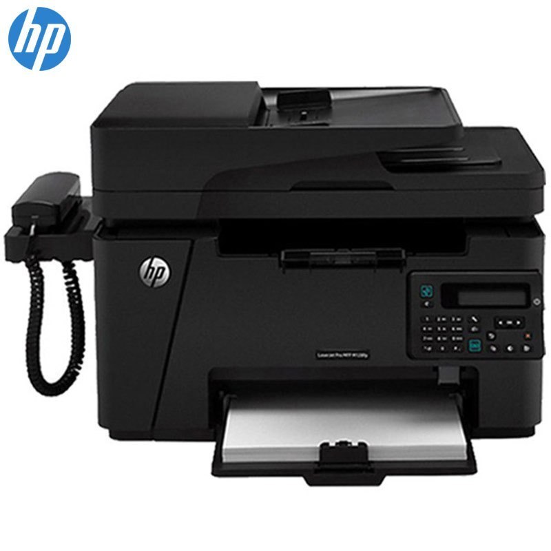 惠普HP LaserJet Pro MFP M128fp黑白激光多功能打印连续复印件扫描A4纸电话传真机一体机办公四合一 惠普m128fw 惠普128fp打印机 套餐一