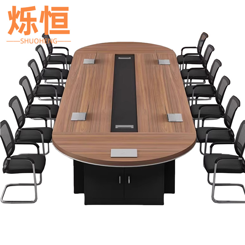 烁恒洽谈桌160*60*75cm张高清大图