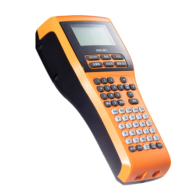 得力(deli)DL-240T手持式标签打印机便携式家用小型不干胶标签贴网线标签打印机