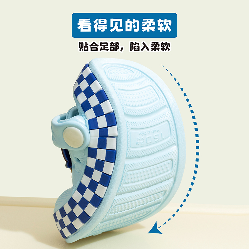 汪汪队儿童拖鞋夏新款小宝宝学步凉鞋女孩防滑防臭男童女孩洞洞鞋高清大图