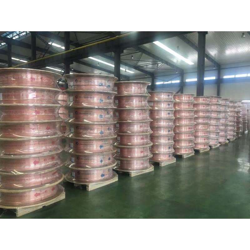 帮客材配 佳恒 家用空调铜管(φ9*0.7mm) 木轮包装 120(±2)KG / 盘 金色16W