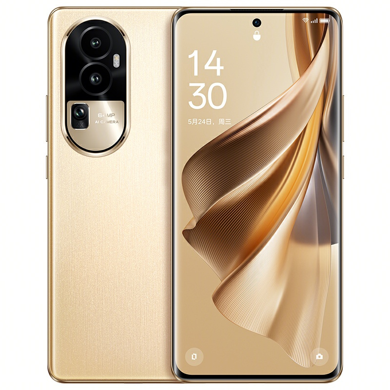 OPPO Reno10 灿烂金 8GB+256GB 5G手机 120Hz OLED 超清曲面屏 超光影长焦镜头 6400 万水光人像镜头 全网通游戏拍照学生oppo手机高清大图