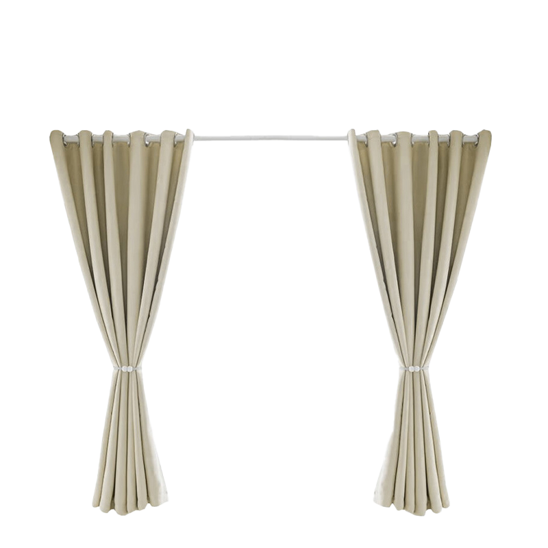 依琳达 罗马杆窗帘 (可定制)米高清大图