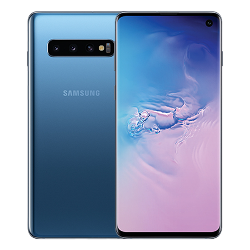 三星 Galaxy S10+(SM-G9750) 8GB+128GB 烟波蓝 超感官全视屏 移动联通电信全网通4G旗舰手机