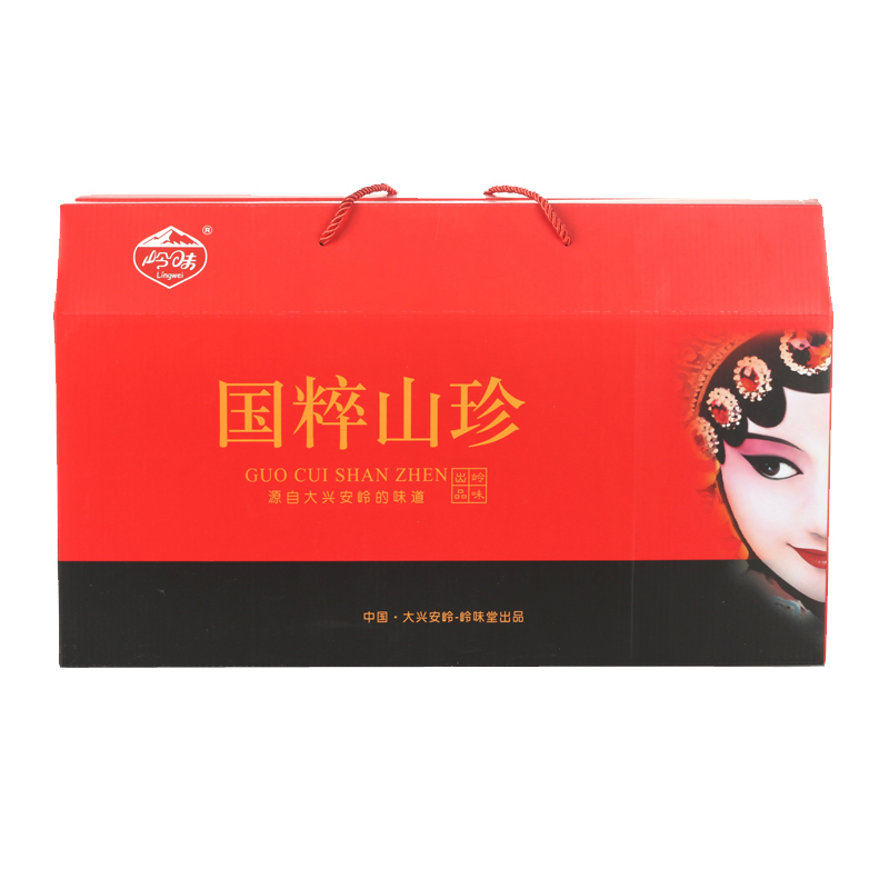 岭味 国粹山珍 大兴安岭野生菌菇组合 10罐/盒