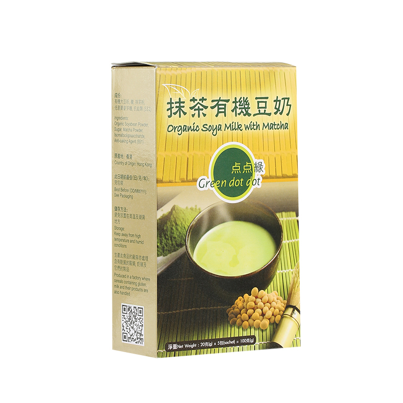 點點綠抹茶有機豆奶20g x5包
