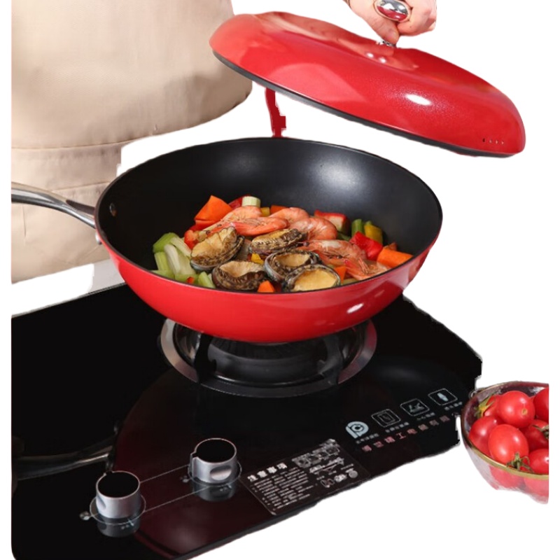 火象鹅卵石炒锅HXG-CG305个高清大图