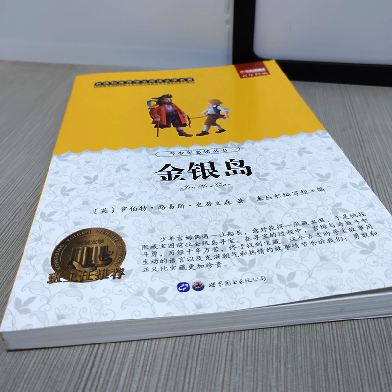 金银岛五年级必读书免邮史蒂文森少年儿童读物原版文艺书籍长江人民小