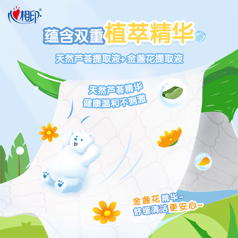 心相印 XCY007+P1心相印湿厕纸系列7片装湿巾8包组合装(云熊22-1版)高清大图
