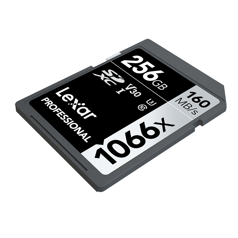 【免邮】雷克沙（Lexar）256GB SD卡1066X高速U3 V30读160MB/s写120MB/s单反微单相机内存