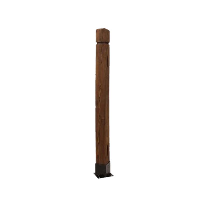 天虎 防腐木栅栏立柱 60*60mm 件高清大图