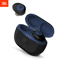 JBL T120TWS蓝牙耳机TUNE120TWS 真无线蓝牙耳机 入耳式跑步运动吃鸡无线双耳通用型音乐耳塞 深湖蓝