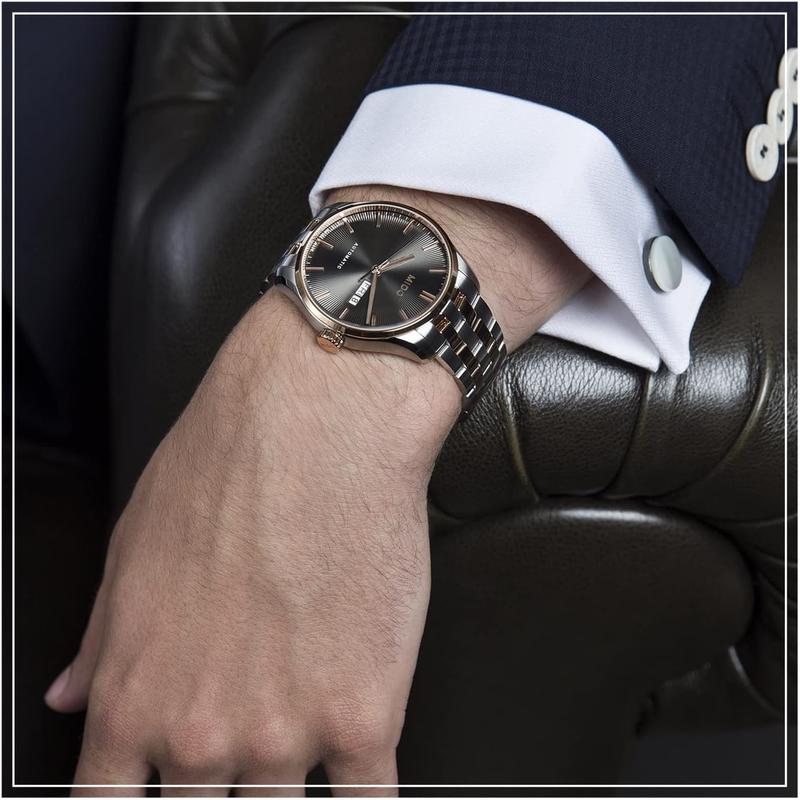 Mido Belluna美度代购瑞士休闲风自动机械腕表男士M0246302206100高清大图