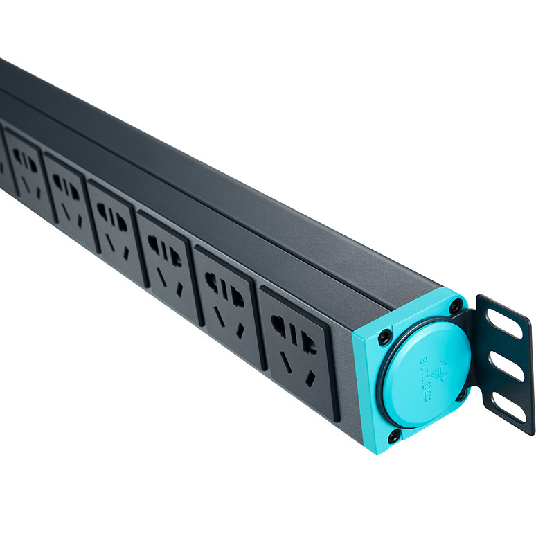 公牛 GNE-1080 PDU机柜插座带开关带指示灯10A八位全长1.8米 黑色 单位:个