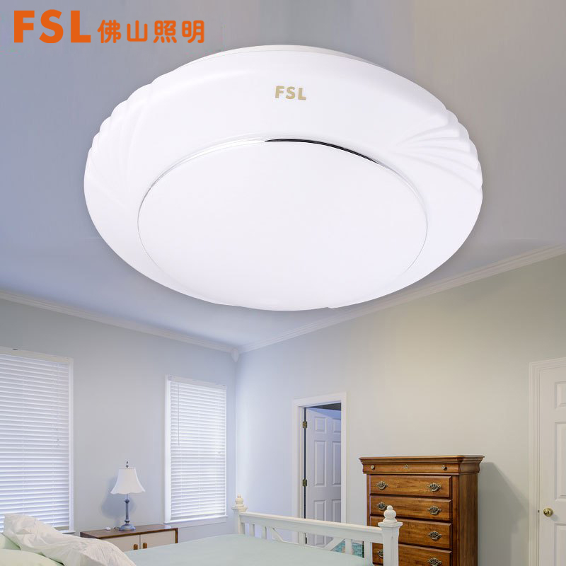 FSL佛山照明 LED吸顶灯简约现代15M214W/18W阳台过道玄关厨房餐厅圆形亚克力灯