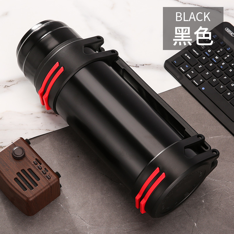 顺心优 304不锈钢保温壶 保温杯 2000ml/个高清大图