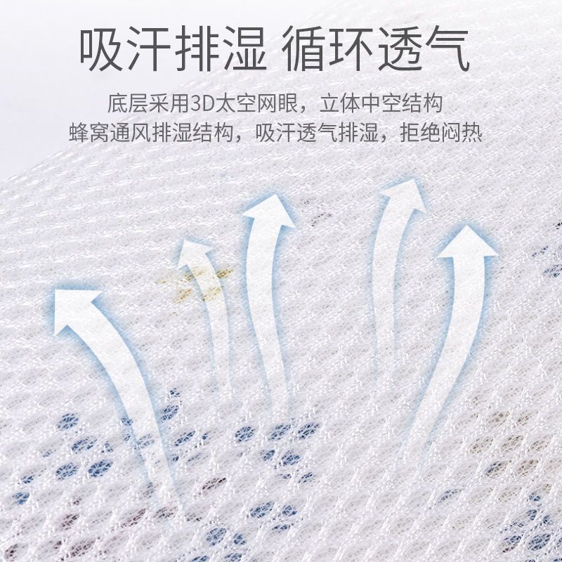 云片枕头新生儿枕巾0到3个月柔软吸汗夏季透气吐奶替换新生儿用品 绿色动物乐园云朵款