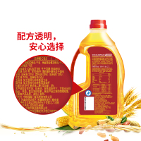 中粮福临门 营养家食用调和油1.8L/桶 非转基因 多种营养(含玉米菜籽稻米花生亚麻籽油)