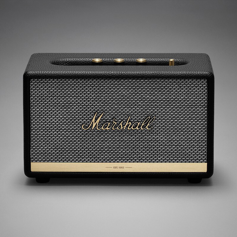 马歇尔(Marshall)ACTON II BLUETOOTH音箱2代无线蓝牙家用重低音音响 黑色 国行正品