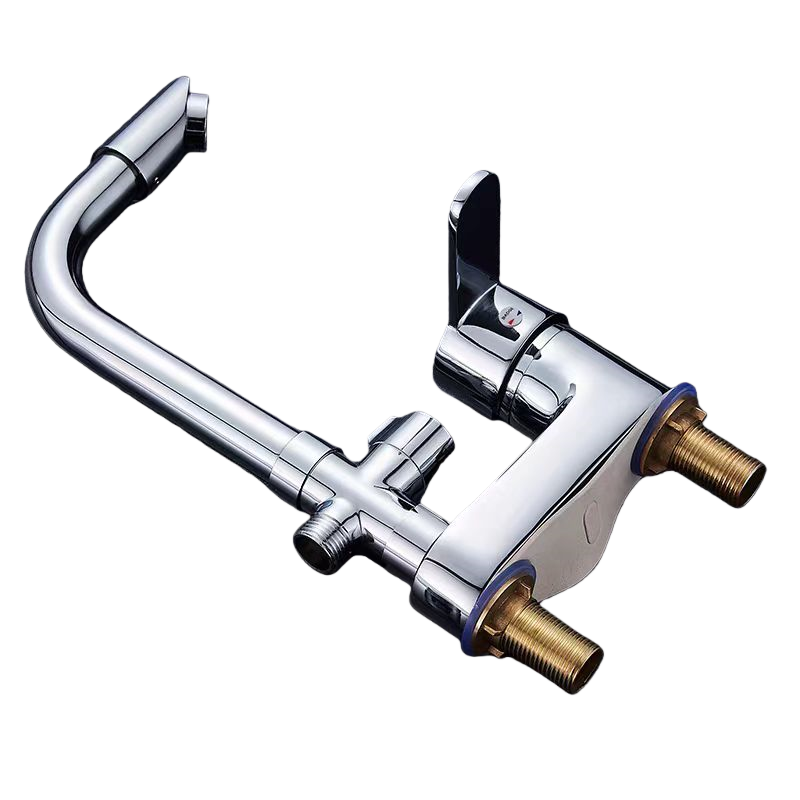 南方卫通铜韩版七字双用水龙头 NF-347高清大图