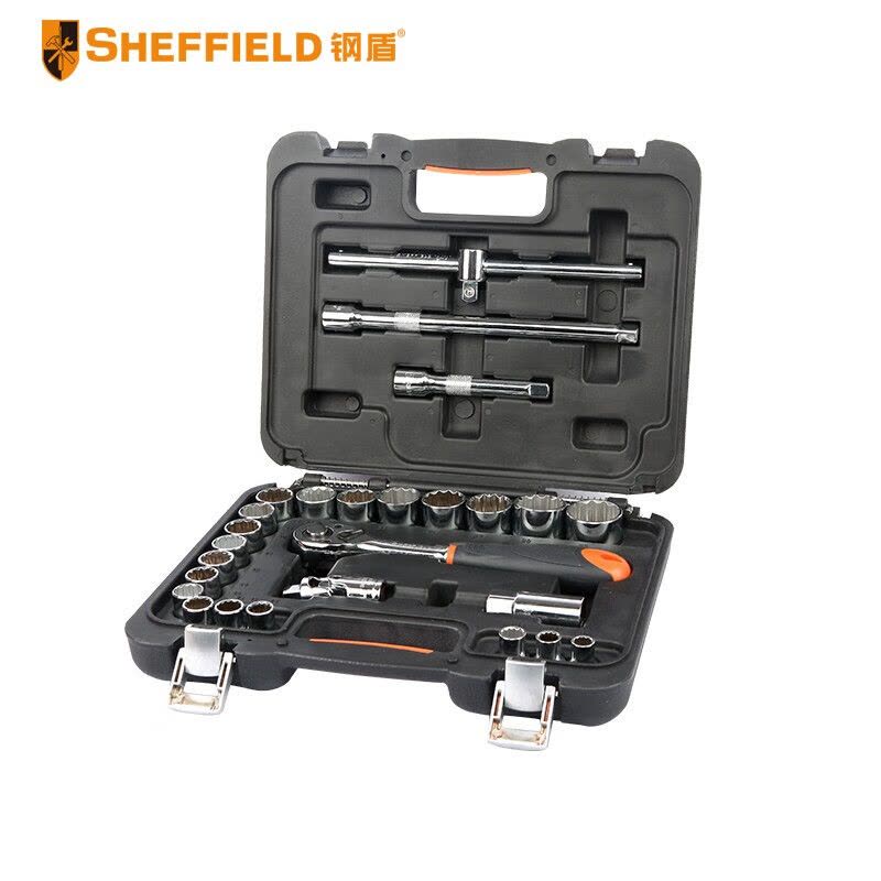 SHEFFIELD/钢盾 12.5MM系列公制12角组套(26件) S010026 26件 1套图片