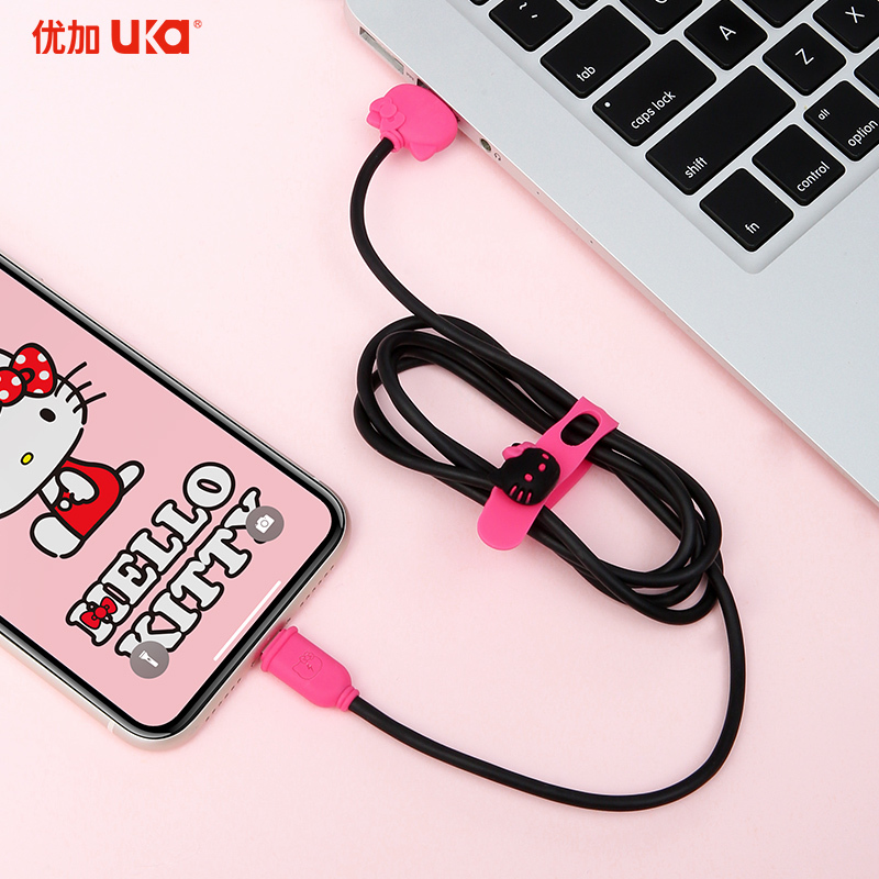 HelloKitty优加苹果数据线iPhone7充电8plus卡通7p可爱6s手机xs快充苹果xsmax平板充电线